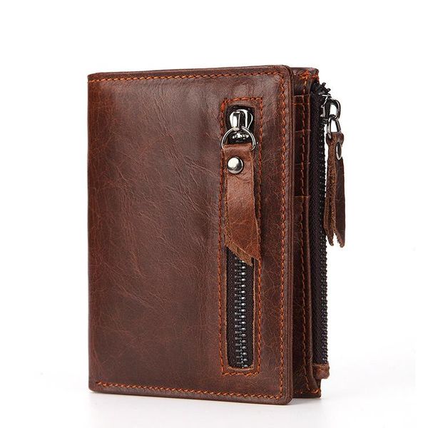wallets leather wallet men's short multifunctional zipper purses oil wax luxury carter mujer, Red;black
wallets leather wallet men's short multifunctional zipper purses oil wax luxury carter mujer, Red;black