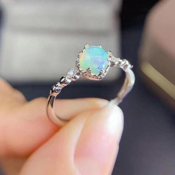 cluster rings simple stylish personality 100% natural and real opal ring 925 sterling silver, Golden;silver
cluster rings simple stylish personality 100% natural and real opal ring 925 sterling silver, Golden;silver