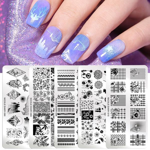 nail art templates nicole diary pineapple coconut stamp plates summer floral geometric design stamping template image printing stencil, White
nail art templates nicole diary pineapple coconut stamp plates summer floral geometric design stamping template image printing stencil, White