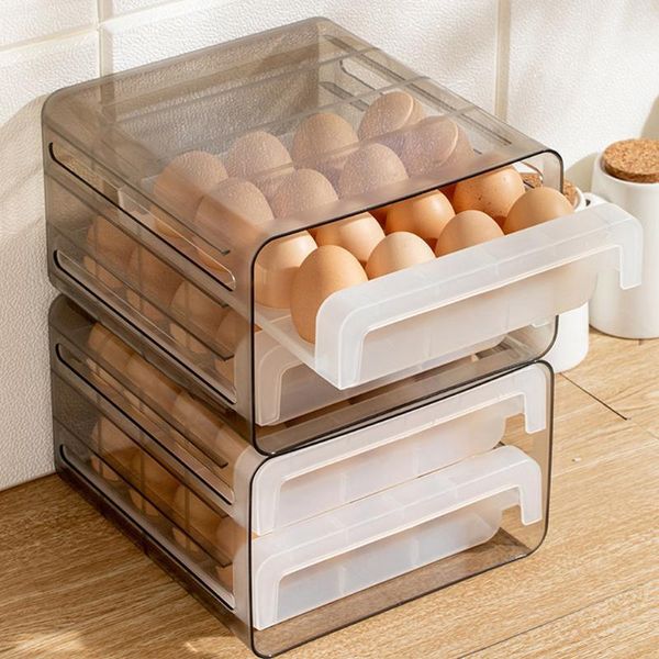 storage bottles & jars 1pc 32-grids double-layer egg box compartment tray fresh-keeping box, for home
storage bottles & jars 1pc 32-grids double-layer egg box compartment tray fresh-keeping box, for home
