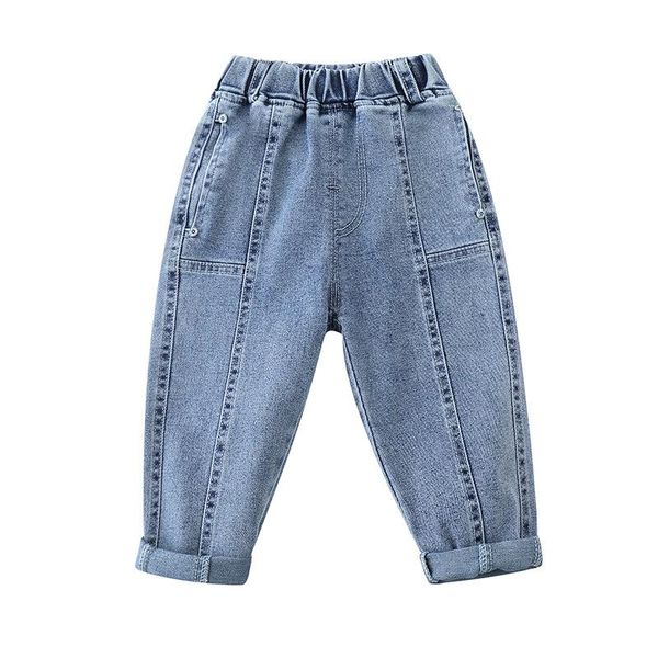 trousers 2021 spring and autumn fashion temperament boys' solid jeans baby simple handsome casual pants, Blue
trousers 2021 spring and autumn fashion temperament boys' solid jeans baby simple handsome casual pants, Blue