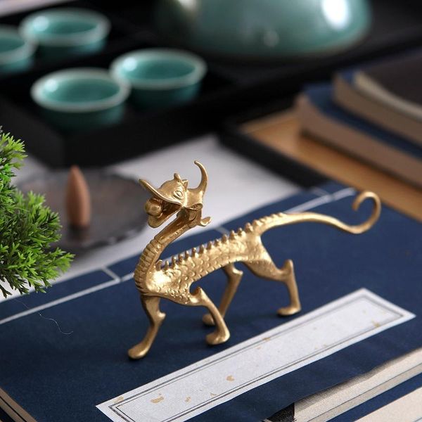 decorative objects & figurines modern antique horned dragon mini ornaments office study zen like four treasure black metal statue pen holder
decorative objects & figurines modern antique horned dragon mini ornaments office study zen like four treasure black metal statue pen holder