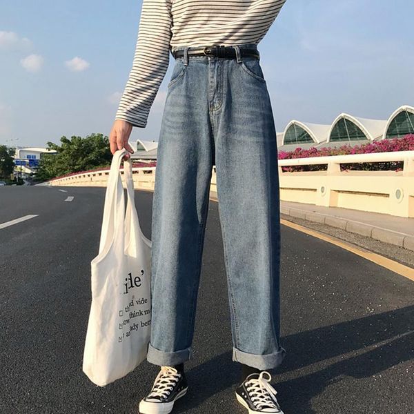 women's jeans trousers women 2021 fall vintage harajuku student korean blue loose ladies casual pants denim womens high waist
women's jeans trousers women 2021 fall vintage harajuku student korean blue loose ladies casual pants denim womens high waist