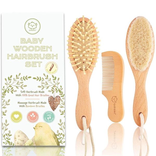 hair brushes born baby bath brush comb natural wool wooden infant head massager portable, Silver
hair brushes born baby bath brush comb natural wool wooden infant head massager portable, Silver