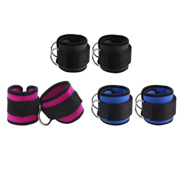 ankle support 2x exercise weight lifting strap fitness squat double d rings cuffs resistance band for gym home women, Blue;black
ankle support 2x exercise weight lifting strap fitness squat double d rings cuffs resistance band for gym home women, Blue;black