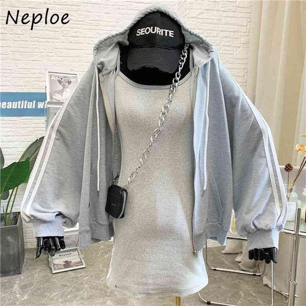 neploe work style ol causal 2 pcs women set high waist hip a line dress + hooded long sleeve striped jacket spring suit soft 210423, White
neploe work style ol causal 2 pcs women set high waist hip a line dress + hooded long sleeve striped jacket spring suit soft 210423, White