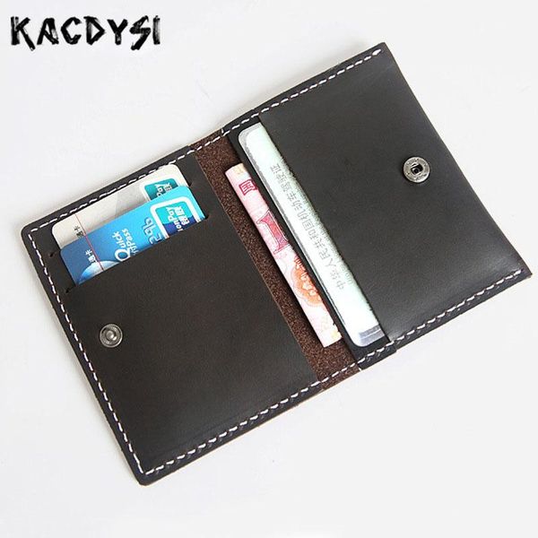 card holders vintage genuine leather men wallet case retro man holder original handmade women bifold passcard id, Brown;gray
card holders vintage genuine leather men wallet case retro man holder original handmade women bifold passcard id, Brown;gray