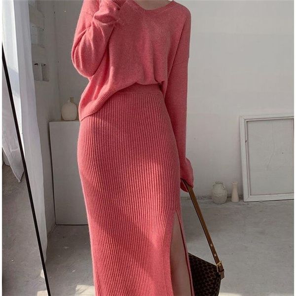 women's sweaters knitted shirt set of two elegant women's garments long sleeve cleavage jumper, White;black
women's sweaters knitted shirt set of two elegant women's garments long sleeve cleavage jumper, White;black