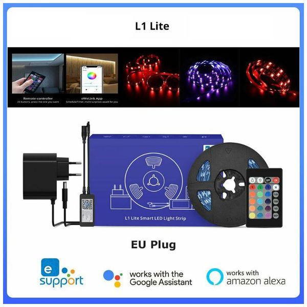 smart home control sonoff l1 led light strip eu/us plug dimmable waterproof wifi flexible rgb lights work with alexa google
smart home control sonoff l1 led light strip eu/us plug dimmable waterproof wifi flexible rgb lights work with alexa google
