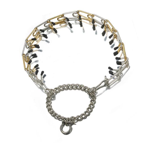 chokers silver gold color stainless steel prong pinch chain collar for dog training walking outdoor adjustable strap choker necklace, Golden;silver
chokers silver gold color stainless steel prong pinch chain collar for dog training walking outdoor adjustable strap choker necklace, Golden;silver