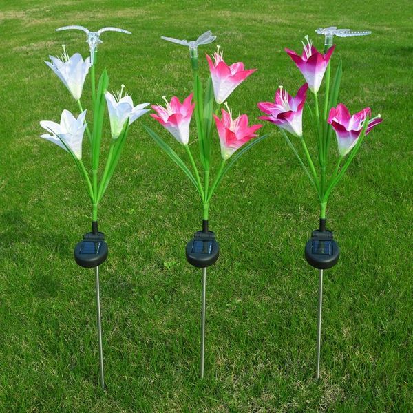 lawn lamps solar garden light outdoor waterproof christmas wedding decor white/purple flower fairy street power lamp
lawn lamps solar garden light outdoor waterproof christmas wedding decor white/purple flower fairy street power lamp