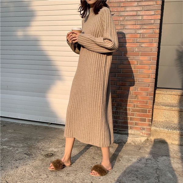 dress on the knee women's nightgown winter loose size big 4xl solid colour of women half turtleneck high knitted or crocheted lq589 xpx, Black;gray
dress on the knee women's nightgown winter loose size big 4xl solid colour of women half turtleneck high knitted or crocheted lq589 xpx, Black;gray