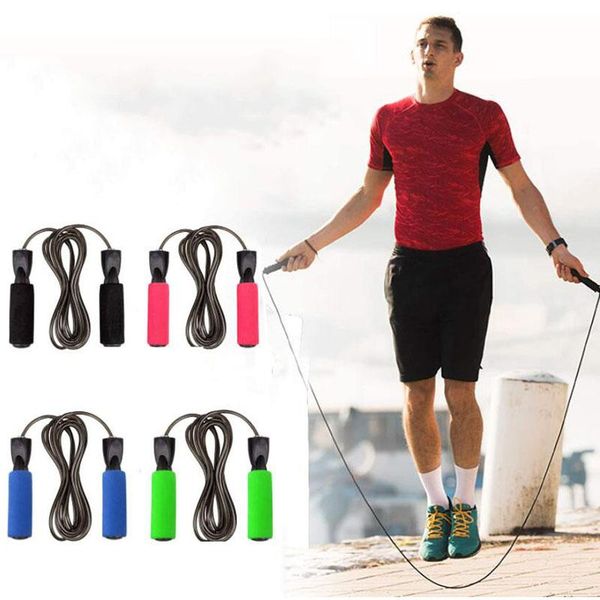 jump ropes adjustable rope skipping workout equipments pvc foam handle ball bearing men women aerobic exercise speed fitness
jump ropes adjustable rope skipping workout equipments pvc foam handle ball bearing men women aerobic exercise speed fitness