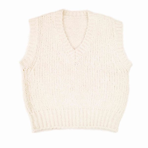 autumn winter wool mohair knitting temperament commuting large v-neck vt pullover sleevels sweater for women loose and, Black;white
autumn winter wool mohair knitting temperament commuting large v-neck vt pullover sleevels sweater for women loose and, Black;white