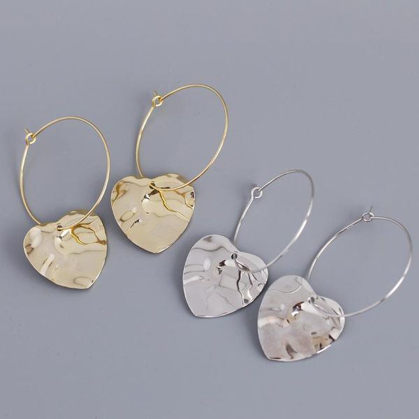 hoop & huggie xiha solid 925 sterling silver earrings for women exaggerated large heart charm korean bohemian wedding party jewelry, Golden;silver
hoop & huggie xiha solid 925 sterling silver earrings for women exaggerated large heart charm korean bohemian wedding party jewelry, Golden;silver
