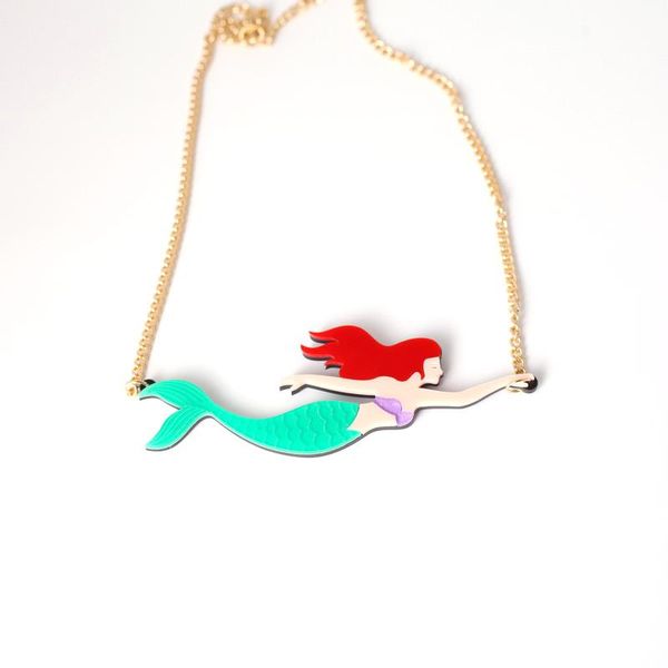 pendant necklaces choker chain acrylic mermaid tail necklace for women girl fashion party jewelry gold green blue, Silver
pendant necklaces choker chain acrylic mermaid tail necklace for women girl fashion party jewelry gold green blue, Silver