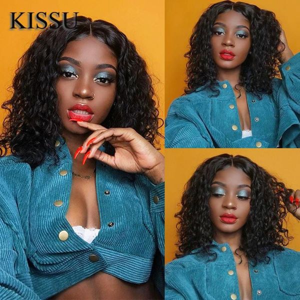 lace wigs kissu short curly bob human hair 4x4 closure wig brazilian virgin hairs for women deep wave frontal, Black;brown
lace wigs kissu short curly bob human hair 4x4 closure wig brazilian virgin hairs for women deep wave frontal, Black;brown