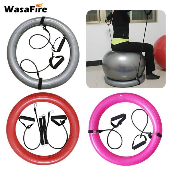 yoga ball base exercise resistance seat ring flexible fitness balls