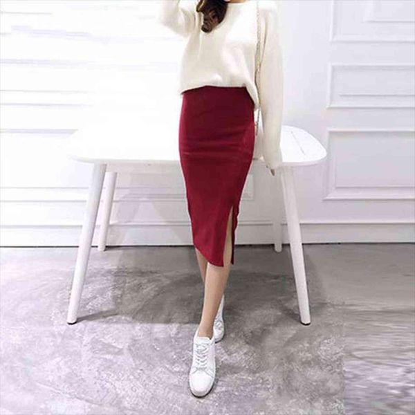 summer chic pencil wool women skirts rib knit long package hip split waist midi maxi, Black
summer chic pencil wool women skirts rib knit long package hip split waist midi maxi, Black