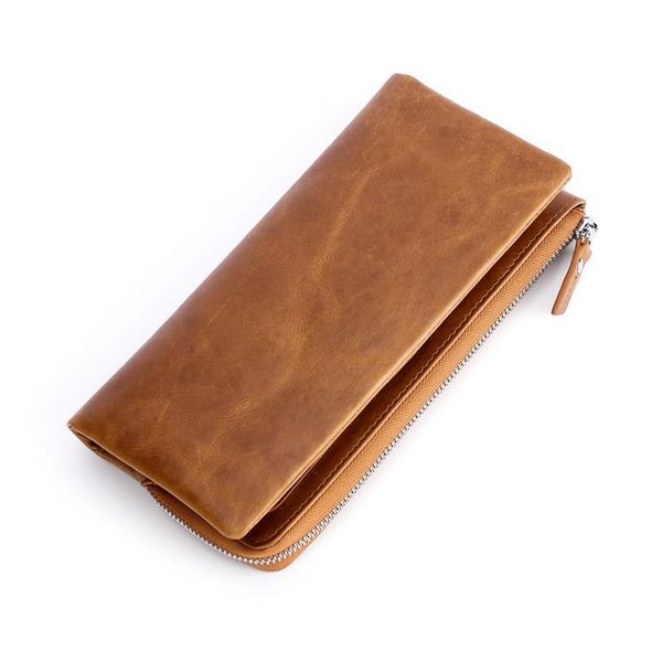 card holders holder blast head layer cowhide men's long wallet fashion hand bag retro leather business, Brown;gray
card holders holder blast head layer cowhide men's long wallet fashion hand bag retro leather business, Brown;gray