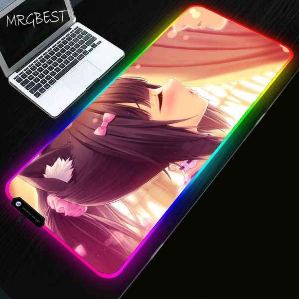 mouse pads & wrist rests mrg anime chocolate and vanilla gaming pad rgb led backlight usb large xl game non-slip deskmat for pc laptop
mouse pads & wrist rests mrg anime chocolate and vanilla gaming pad rgb led backlight usb large xl game non-slip deskmat for pc laptop