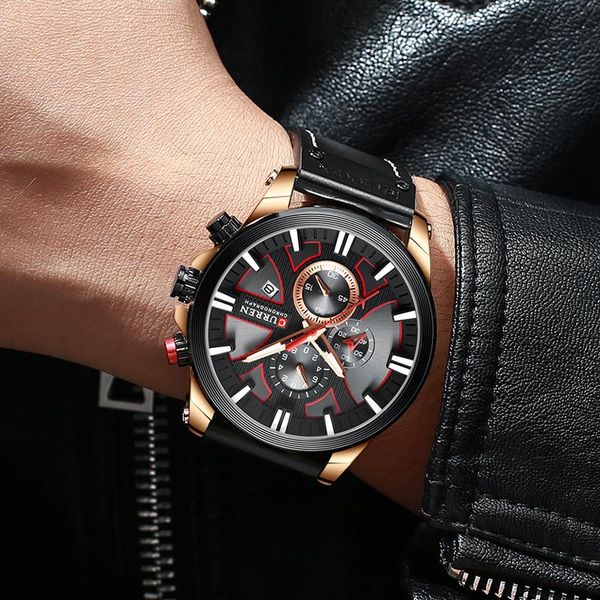 wristwatches curren mens watches big dial quartz 2021 chronograph male wrist relojes hombre, Slivery;brown
wristwatches curren mens watches big dial quartz 2021 chronograph male wrist relojes hombre, Slivery;brown