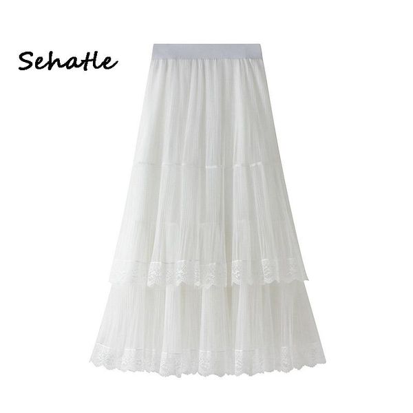 sehatle 2021 summer women long midi skirts casual street beach clothes solid pleated layered skirt polyester clothing, Black
sehatle 2021 summer women long midi skirts casual street beach clothes solid pleated layered skirt polyester clothing, Black