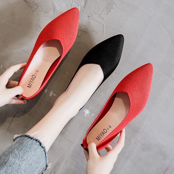 dress shoes solid casual breathable comfy fly weaving moccasins women ballerina slip on shallow pointed toe ballet flats 9gi0, Black
dress shoes solid casual breathable comfy fly weaving moccasins women ballerina slip on shallow pointed toe ballet flats 9gi0, Black