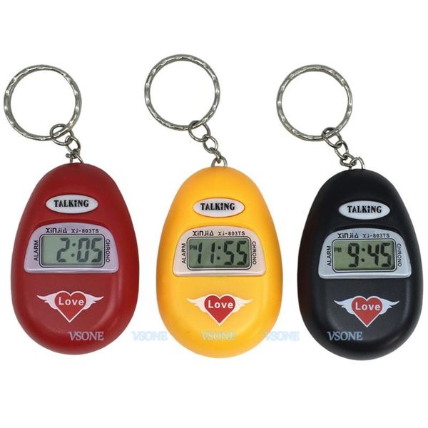 keychains italian language talking key chain clock big voice with alarm for the old man or blind people, Silver
keychains italian language talking key chain clock big voice with alarm for the old man or blind people, Silver