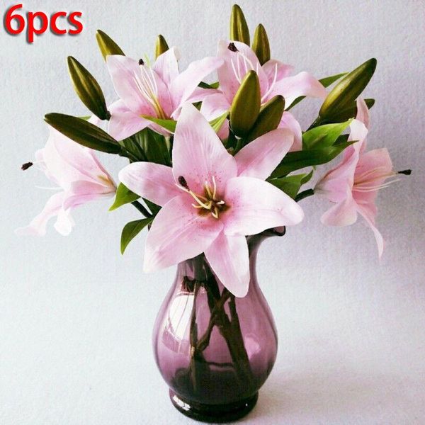decorative flowers & wreaths wedding lily flower bouquet heads diy home plastic silk
decorative flowers & wreaths wedding lily flower bouquet heads diy home plastic silk