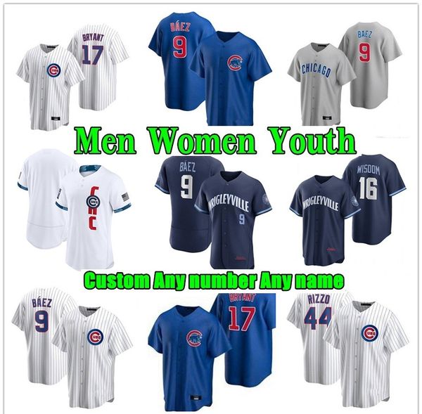 men women youth baseball jersey 9 javier baez 44 anthony rizzo 17 kris bryant 8 ian happ 40 willson contreras nico hoerner ryne sandberg hen, Blue;black
men women youth baseball jersey 9 javier baez 44 anthony rizzo 17 kris bryant 8 ian happ 40 willson contreras nico hoerner ryne sandberg hen, Blue;black