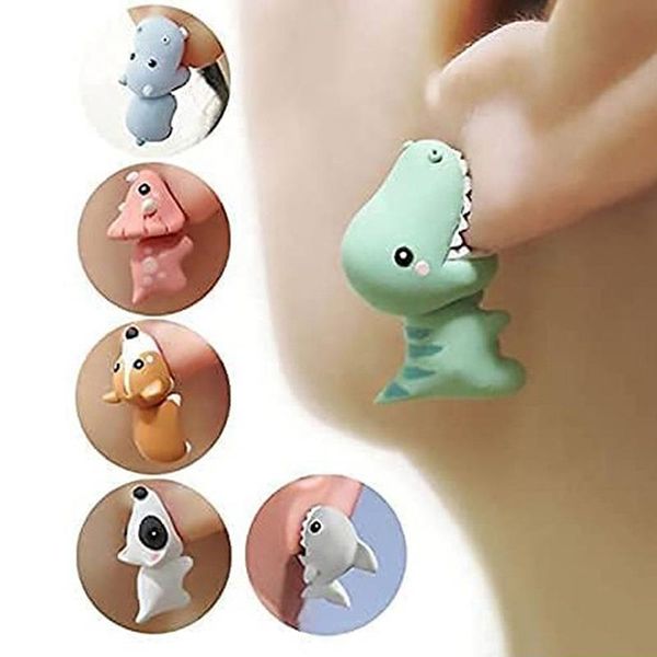 stud 7 types animal ear jewelry polymer clay tyrannosaurus earrings women girl temperament all-match bijoux special cute, Golden;silver
stud 7 types animal ear jewelry polymer clay tyrannosaurus earrings women girl temperament all-match bijoux special cute, Golden;silver