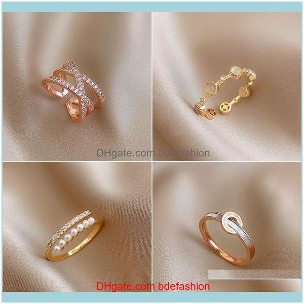 jewelrycopper alloy opal pearl gold open rings for woman fashion korean jewelry wedding party unusual girls finger ring cluster drop deliver, Golden;silver
jewelrycopper alloy opal pearl gold open rings for woman fashion korean jewelry wedding party unusual girls finger ring cluster drop deliver, Golden;silver