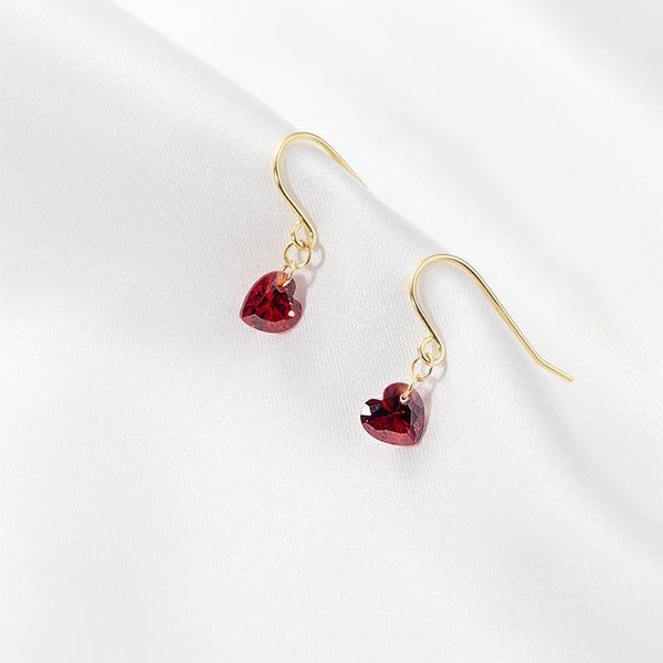 sterling silver sweet red zircon drop earrings boho jewelry minimalism brincos pendientes for women dangle & chandelier
sterling silver sweet red zircon drop earrings boho jewelry minimalism brincos pendientes for women dangle & chandelier