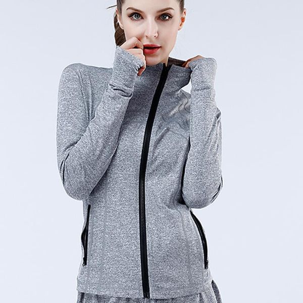 women sports running long-sleeved standing-collar zipper gymnasium fast-drying blouse women's breathing yoga short-style coat outfits, White;red
women sports running long-sleeved standing-collar zipper gymnasium fast-drying blouse women's breathing yoga short-style coat outfits, White;red
