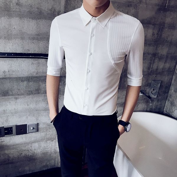 t shirts amended design mode half manly tuxedo white shirt simple fine fit all the game summer casual blouse homme streetwear 3xl-m 02vc, White;black
t shirts amended design mode half manly tuxedo white shirt simple fine fit all the game summer casual blouse homme streetwear 3xl-m 02vc, White;black