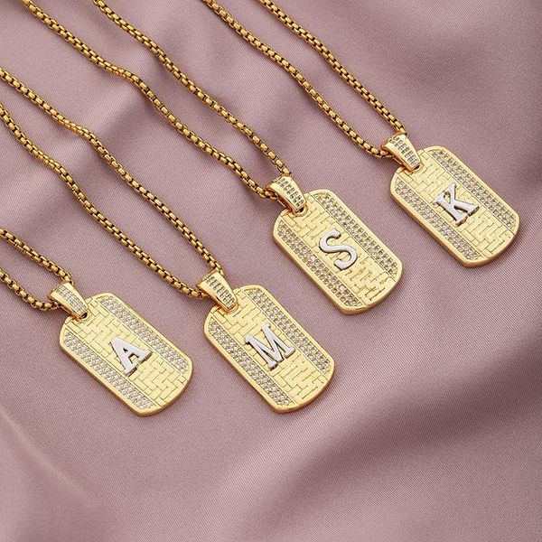 chains 2021 goth punk capital letter neckaces for women inlaid zircon alphabet initial necklace stainless steel jewelry friend gift, Silver
chains 2021 goth punk capital letter neckaces for women inlaid zircon alphabet initial necklace stainless steel jewelry friend gift, Silver