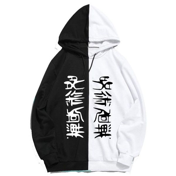 men's hoodies & sweatshirts jujutsu kaisen curse back battle hoodie men spring autumn streetwear thin patchwork tracksuit clothing, Black
men's hoodies & sweatshirts jujutsu kaisen curse back battle hoodie men spring autumn streetwear thin patchwork tracksuit clothing, Black