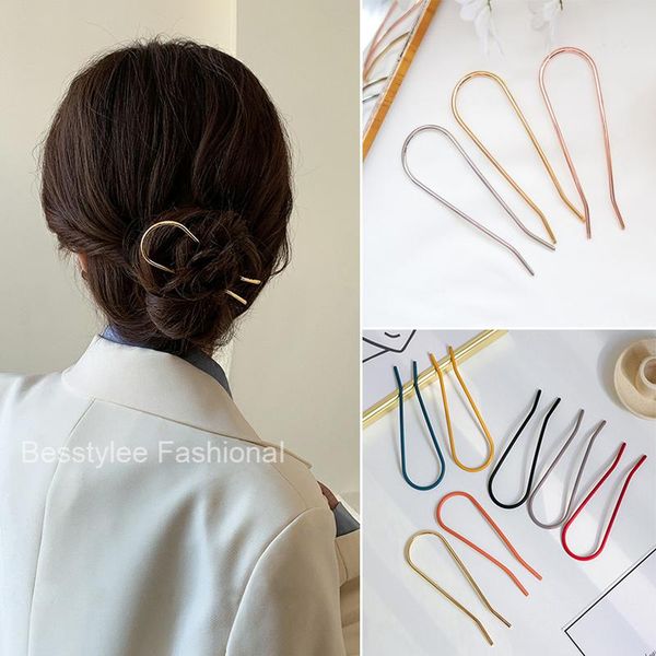 hair clips & barrettes fashion metal sticks women minimalist colorful clip hairpins girls bun headwear accessories, Golden;silver
hair clips & barrettes fashion metal sticks women minimalist colorful clip hairpins girls bun headwear accessories, Golden;silver