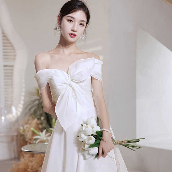 luxury evening dress french light 2021 temperament princs wind out gauze sen seri travel shooting toast bride wedding, Black;gray
luxury evening dress french light 2021 temperament princs wind out gauze sen seri travel shooting toast bride wedding, Black;gray
