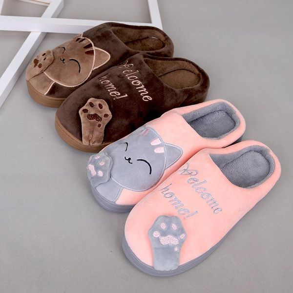 slippers 2021 winter women's cotton non-slip thick bottom indoor plush flat mute soft with warm fur, Black
slippers 2021 winter women's cotton non-slip thick bottom indoor plush flat mute soft with warm fur, Black