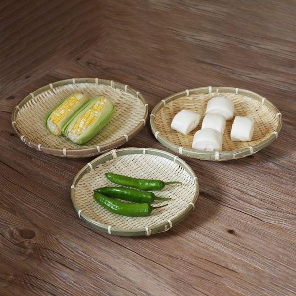 handmade weaving bamboo sieve raft round dustpan diy decorative fruit bread basket kitchen storage arrival & organization
handmade weaving bamboo sieve raft round dustpan diy decorative fruit bread basket kitchen storage arrival & organization