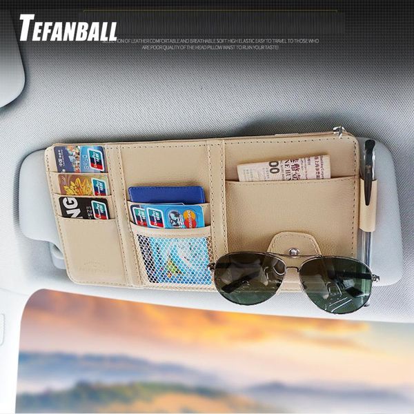 car organizer sun visor clip pu leather storage bag zipper multi function sunglasses pen pouch pocket accessories
car organizer sun visor clip pu leather storage bag zipper multi function sunglasses pen pouch pocket accessories