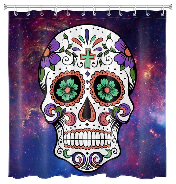 sugar skull shower curtain decor, day of the dead halloween skull universe galaxy starry sky space star shower curtainspolyester
sugar skull shower curtain decor, day of the dead halloween skull universe galaxy starry sky space star shower curtainspolyester