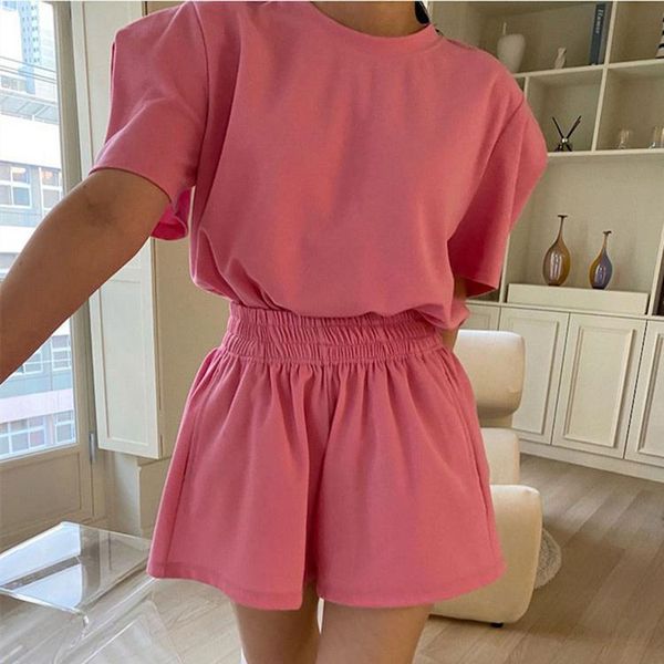 women's tracksuits 2021 summer women sets 2 pieces outfits matching short high waist korean style wild lady suits drop, Gray
women's tracksuits 2021 summer women sets 2 pieces outfits matching short high waist korean style wild lady suits drop, Gray