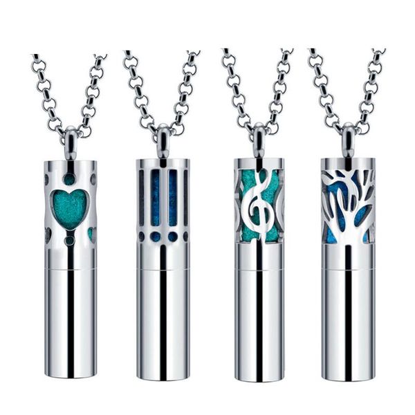 pendant necklaces simple hollow-out pattern stainless steel round essential oil diffuser necklace dress accessory gifts, Silver
pendant necklaces simple hollow-out pattern stainless steel round essential oil diffuser necklace dress accessory gifts, Silver