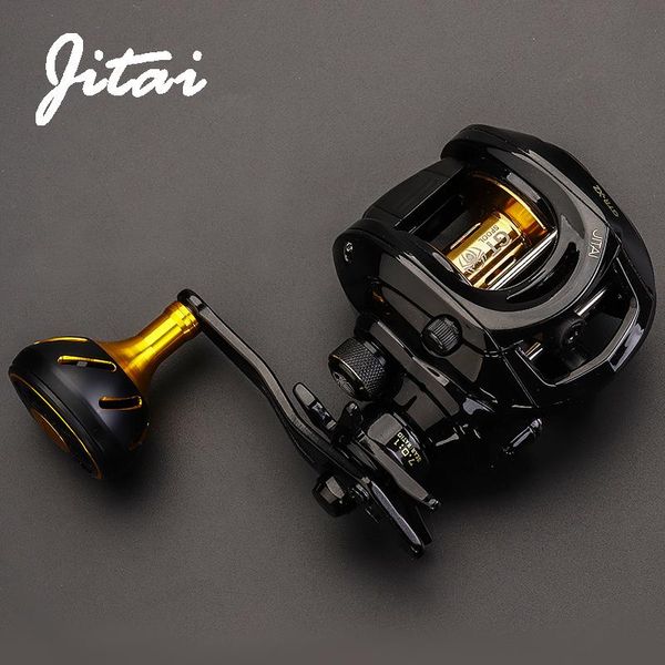 baitcasting reels jitai fishing reel dual brake system 7.0:1 high speed cnc extended handle knob 8kg carbon fiber drag
baitcasting reels jitai fishing reel dual brake system 7.0:1 high speed cnc extended handle knob 8kg carbon fiber drag