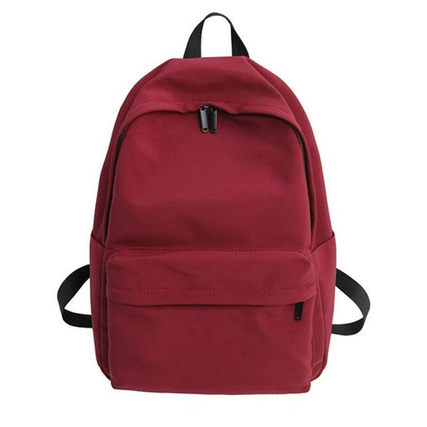 backpack solid canvas for teenagers women casual large capacity school bag simple college wind travel
backpack solid canvas for teenagers women casual large capacity school bag simple college wind travel