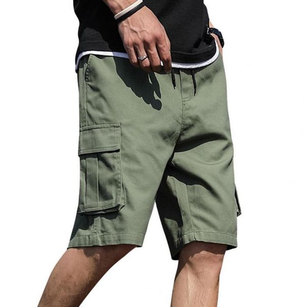 men's shorts fashion men cargo solid color knee length male wide leg multi pockets streetwear loose training jogger, White;black
men's shorts fashion men cargo solid color knee length male wide leg multi pockets streetwear loose training jogger, White;black