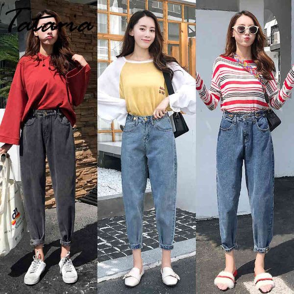 tataria women high waist loose denim jeans for vintage harem female pants trousers casual boyfriend 210514, Blue
tataria women high waist loose denim jeans for vintage harem female pants trousers casual boyfriend 210514, Blue